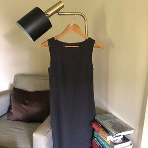 Classic Theory Wool w Lycra Shift Dress Black Size 2
